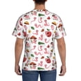 thumbnail image 3 of Vsdgher Cute Animal Print Men's Dry Fit Mesh Athletic Shirts Moisture Wicking Tennis T-Shirt Tops, 3 of 9