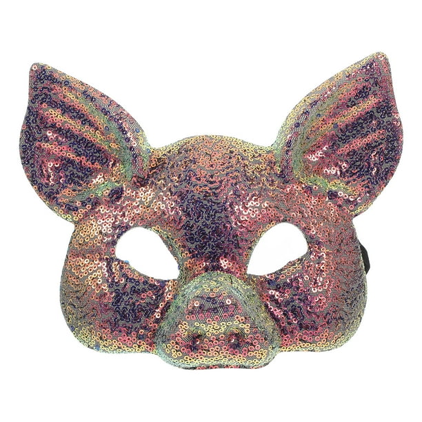 Máscara divertida de decoración para mascarada, paquete de máscaras para cosplay, máscara de cerdo, accesorio para disfraz, máscara de mascarada de animal