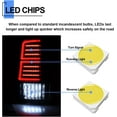 thumbnail image 4 of Winjet Full LED Tail Lights for 2009-2018 Dodge Ram 1500 2500 3500 /2019-2023 Ram 1500 Classic Sequential DRL Turn Signal Light Automotive Brake Lamps Replacement-Glossy Black/Clear, 4 of 9