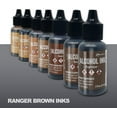 thumbnail image 2 of Brown Alcohol Inks Set  Tim Holtz Alcohol Inks Shades of Brown 7-Pack  Teakwood, Espresso, Latte, Ginger, Caramel, Sepia, Butterscotch  10 Pixiss Alcohol Ink Blending Tools, 2 of 8