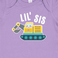 thumbnail image 4 of Inktastic Lil Sis in with Bulldozer Girls Baby Bodysuit, 4 of 5