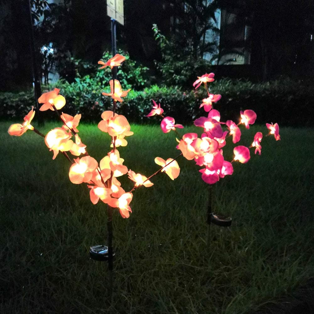 Upgraded Waterproof Solar Orchid Lights Outdoor with 40 Flower Solar Garden Flower Lights 2 Mode Decorative Lights Bigger Solar Panel for Patio Yard Patio Pathway Decoration Upgraded Waterproof Solar Orchid Lights Outdoor with 40 Flower Solar Garden Flower Lights 2 Mode Decorative Lights Bigger Solar Panel for Patio Yard Patio Pathway Decoration