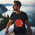 thumbnail image 5 of Large Tops For Men GraphicDaisy (1) Printed Tees Summer Everyday Short-Sleeved T Shirts Black or White XS-5XL, 5 of 5