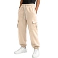 thumbnail image 3 of Edvintorg Boys Sweatpants Winter Outdoor Casual Running Sports Cargo Pants Elastic Waist Athletic Joggers with Pockets 5-15 Years, 3 of 10