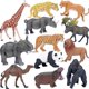 thumbnail image 2 of 2026 Safari Animals Figures Toys, Realistic Jumbo Wild Zoo Animals Figurines Large Plastic African Jungle Animals Playset with Elephant, Giraffe, Lion, 2 of 5
