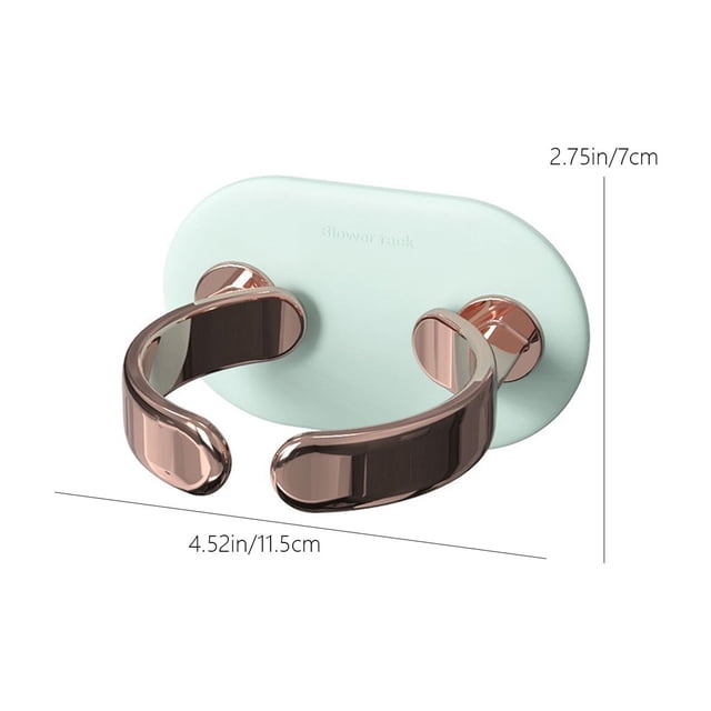 AYktou Home Organizers and Storage Adjustable Hair Dryer -Home Hair Dryer Hanging Rack-Wall Mounted No-Punch Storage Rack For Bathroom for Party Indoors