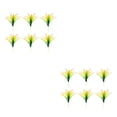 thumbnail image 2 of Billuyoard 6 piezas de plantas artificiales, ramas de hojas falsas, plantas de hojas de plástico, de casa, ventana, arreglo de porche colgante Type1 NO1, 2 of 6