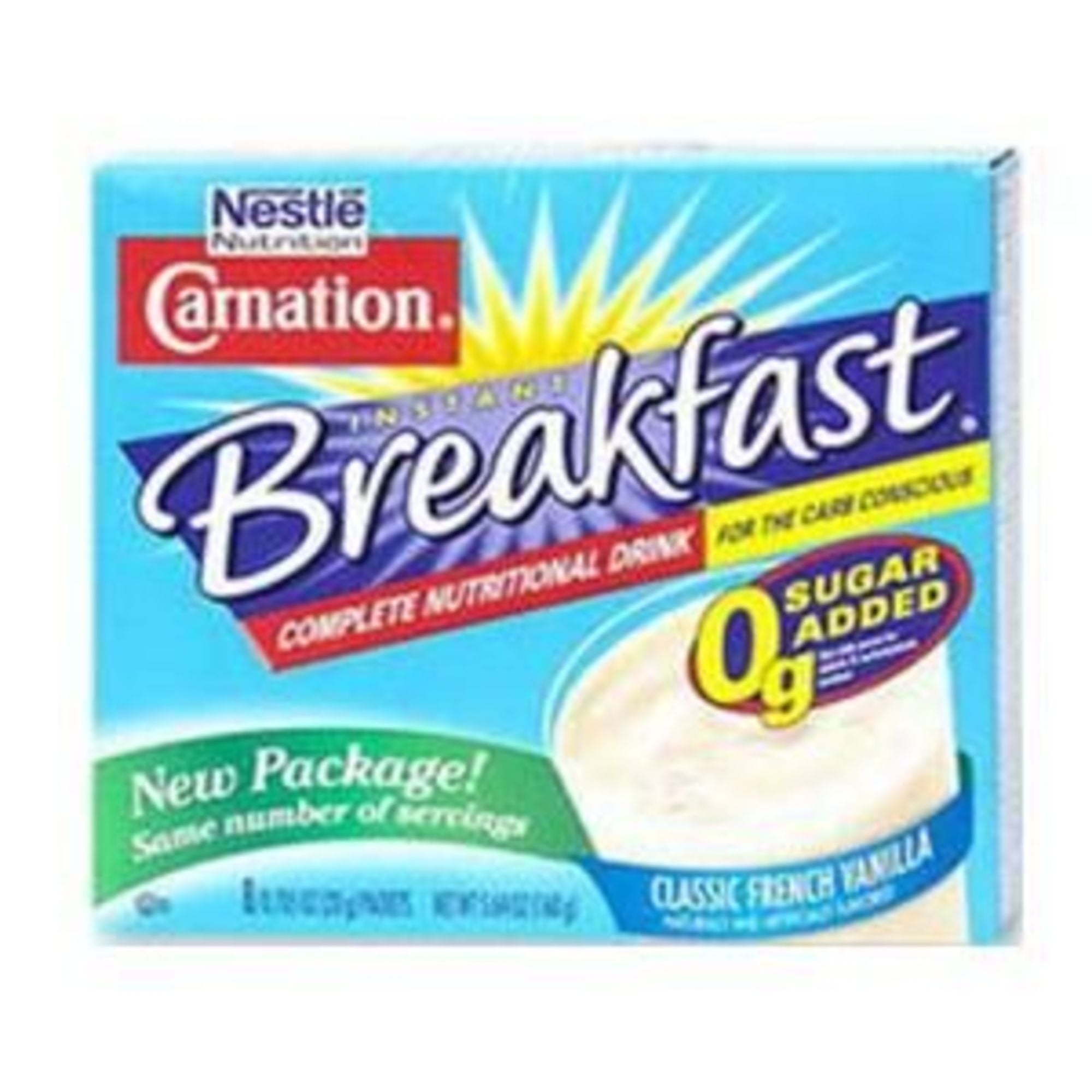 Nestle Carnation Instant Breakfast Carb Conscious 64 Count, 152 Calories, 10.6 oz, Chocolate