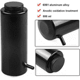 thumbnail image 5 of RYANSTAR RACING Universal Car Radiator Coolant Tank 800ml Coolant Expansion Tank Overflow Oil Catch Tank Cooling Catch Bottle Reservoir Aluminum Billet Black, 5 of 7