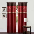 thumbnail image 1 of Lush Decor Cocoa Blossom Window Curtains, Pair, 42" x 84", 1 of 2