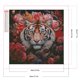 thumbnail image 2 of Pintura de diamante 5D DIY taladro redondo completo parcial AB Tigera Kit 45x45cm, 2 of 9