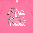 thumbnail image 4 of Inktastic Glam Pink Flamingo with Pearls Girls Baby T-Shirt, 4 of 5