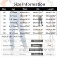 thumbnail image 4 of Resicozy Girls Athletic Polka Dot Leggings High Waisted Yoga Pants, Stretch Casual pants for Running Dance Gymnastics Gym 2-14 Years Yellow 120, 4 of 4