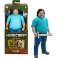 thumbnail image 1 of Minecraft Steve Large-Scale Action Figure, 12-inch Character Collectible Inspired by the Movie, 1 of 7