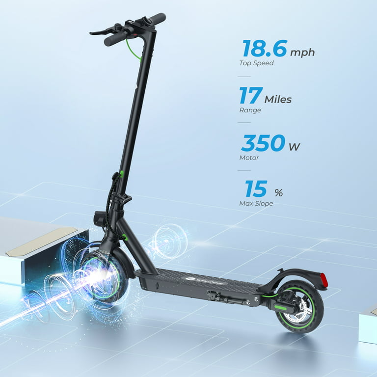 iSinwheel S9Pro Electric Scooter, 350W Motor, Long Range 17Miles, Top Speed  up to 18.6MPH E Scooter, App Control, 8.5-inch Honeycomb Tires, 7.5Ah  Battery Electric Scooter Adult - Walmart.com