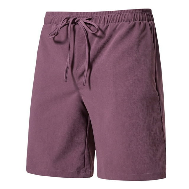 Shorts pour Hommes Adulte Homme Grande Mousse Décontractés Jogging Shorts d'Été pour Hommes Shorts Rétro Sports Shorts pour Hommes Vêtements (Rouge, 3TG)