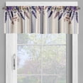 thumbnail image 4 of Ambesonne Lavenders Window Valance, Modern Vertical Stripes, 42" X 18", Pale Mauve Dark Indigo, 4 of 5