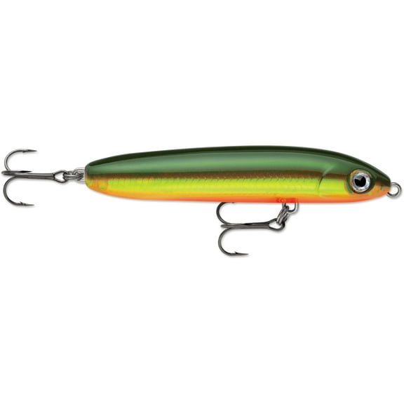 Rapala Skitter V 10 Topwater Lure, Hot Olive, 1/2oz, 4in