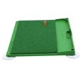 thumbnail image 4 of Golf Hitting Mat with Golf Ball Tray Golf Training Mat with Tee 17" x 20" Golf Matting Swing Mat Turf Grass Golf Mat Golf Accessories 12mm Nylon Grass, 4 of 10
