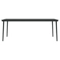 thumbnail image 3 of vidaXL 7 Piece Garden Dining Set Black, 3 of 4