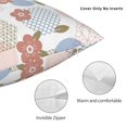 thumbnail image 5 of YFYANG Square Decorative Throw Pillow Case (Without Pillow Insert), Geometric Floral Patterns Bedroom Sofa Car Cushion Cover, 18"x18", 5 of 9