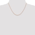 thumbnail image 2 of Leslie's 14K Rose Gold 1.5mm Diamond-Cut Rope Chain (Weight: 3.78 Grams, Length: 18 Inches), 2 of 4
