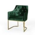 thumbnail image 2 of Noble House Mirren Contemporary Fabric Club Chair, Green, 2 of 8