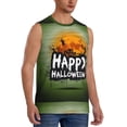 thumbnail image 2 of Kdxio Halloween night for Men's Muscle T-shirt,Sleeveless for Workout Running Athletic Gym Lounge Casual, 2 of 7