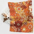 thumbnail image 6 of Pofeuu Hippie Flower Print Puppy Blanket,Dog Blankets,Pet Blanket Cozy Cat Blankets for Indoor Cats, Fuzzy Pet Blanket for Kitten Doggy Dog Blankets-Large, 6 of 8