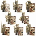 thumbnail image 4 of Set de 24 Mini Figuras de Bloques ZipBricks: Guerreros Camuflaje Lobo y Fantasma, 4 of 6