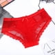 thumbnail image 2 of Gibobby Calzones para mujer sexy Bragas de encaje sexy para mujer Bragas de para mujer Ropa interior de encaje(Rojo,XL), 2 of 3