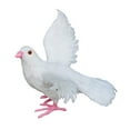 thumbnail image 1 of Estatua de paloma de simulación, escultura de paloma, estatuilla de Animal realista, estatuas de jardín para césped, balcón, fiesta temática, pasillo, de pie, 1 of 8