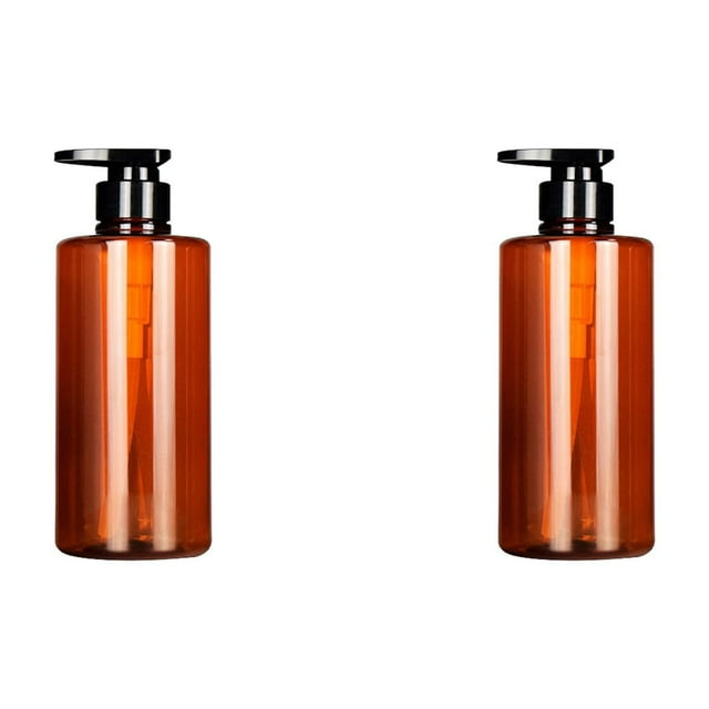 (Lot de 2) Rinsvye Distributeurs de Savon 300 Ml/500 ml avec Contenants de Rangement pour Smoothies Contenants Vides en Plastique pour Savon Liquide et Collations pour Garde-Manger Bouteilles pour Lotions d'Aromathérapie Contenants de Rangement pour l'Organisation