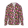 thumbnail image 1 of Balery Strawberry Sudadera ligera de manga larga con capucha y protección solar UPF 50+ para hombre y mujer, ideal para pesca y running-X-Large, 1 of 7