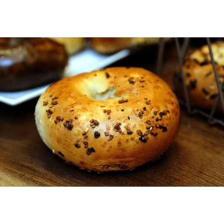 Davidovich Garlic Bagel 5.25 Ounce -- 60 per case.