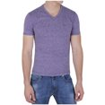 thumbnail image 1 of Playera Cuello V Jaspe Silver Plate Manga corta Slim Fit, 1 of 3