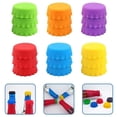 thumbnail image 4 of 6/1218Pcs/Set Silicone Beer Bottle Cap Preservative Cover Bottle Cover Vinegar Soy Corktail Lid Wine Stopper Eco Friendly Products, 4 of 6