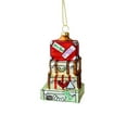 thumbnail image 2 of Christmas Ornament, Handcrafted Glass Luggage Stack Decoration Unique Hanging Ornament for Christmas Tree Holiday Party Home Decor 2025, 2 of 7