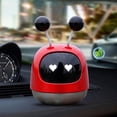 thumbnail image 1 of Difusor del salpicadero del coche (rojo, sabor a pomelo), adorno difusor de aire robot, accesorios de decoración interior del coche para mesa, dormitorio, sala de estar, oficina JM JM, 1 of 5