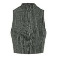 thumbnail image 4 of Madden NYC Women’s Shimmering Mock Neck Top and Skirt Set, 2-Piece, Sizes XXS-XXL, 4 of 4