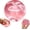 Red, variant on Coconut Oil Stress Ball, Clear Jelly Texture Fidget Toys for Anxiety Relief, Butter-Soft Stretch Sensory Squishy Ball, Party Favors Classroom Prizes Goodie Bag Stuffers(Clear)