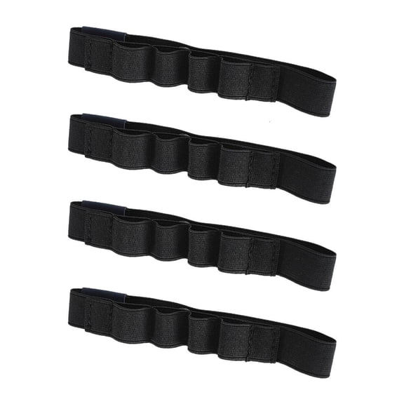 Ywmsfl 4Pcs Elastic Bookmarks with Built in Pen Clip Stretchable Nylon Pencil Holder Notebook Pen Organiser For Teacher