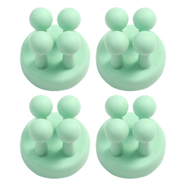4 Piezas Clips para Cables Soporte para Cables Almacenamiento Montado en la Pared Hugo