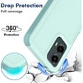 thumbnail image 3 of for Motorola Moto G 5G 2024 Case: Dual Layer Protective Heavy Duty Cell Phone Cover Shockproof Rugged with HD Screen Protector - Military Protection Bumper Tough - Motorola Moto G 5G 2024, Green, 3 of 15