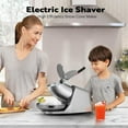 thumbnail image 2 of SPECSTAR Electric Dual Blades Ice Crusher Shaver Snow Cone Maker Machine Silver 173lbs/hr with Ice Pick for Home and Commercial Use, 2 of 7