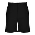thumbnail image 6 of Shorts for Men Solid Color Elastic Waist Button Casual Short with Side Pockets Summer Vacation Beach Shorts, Size S-3XL, 6 of 9