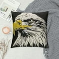 thumbnail image 2 of Orinice Bald Eagle Graphic Decorative Throw Pillow Cover for Home Couch Living Room Sofa Square Pillowcase 1PC 22x22in, 2 of 5