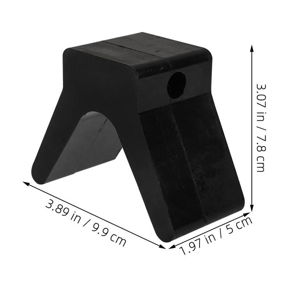 OUNONA 2pcs Convenient Boat Trailer V-Shape Bow Stop Rubber Bow Trailer Accessory For Yacht And Kayak Bow Wear For Dock