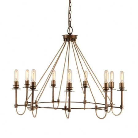 

Chandelier 9 Light Steel 38.25 inches Wide By 38.25 inches Deep Bailey Street Home 208-Bel-3315098