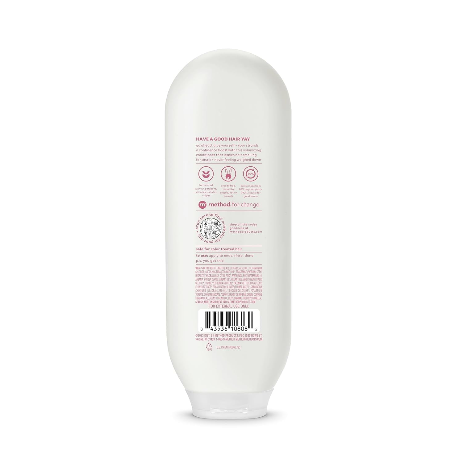 Method Volumizing Shampoo + Conditioner, Pure Peace (Variety Pack)